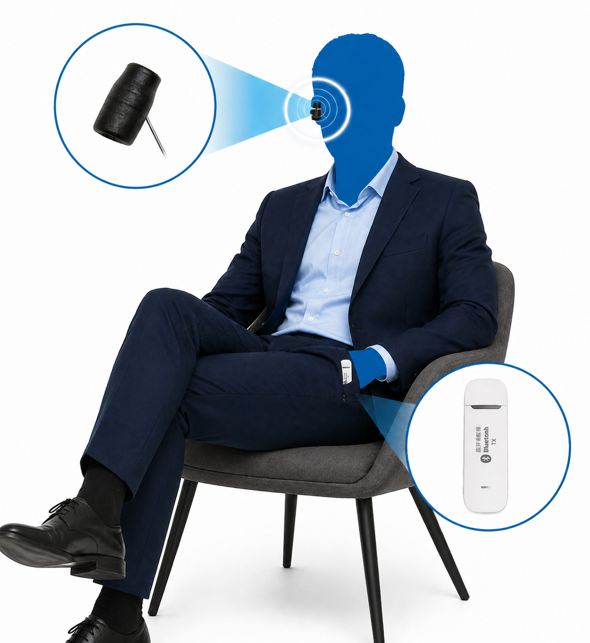 bt. kľúč so spy slúchadlom